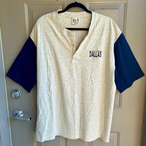 Dallas Texas XL Long Sleeve Henley Shirt